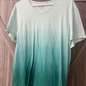 Guess Mint Green V-Neck T-Shirt